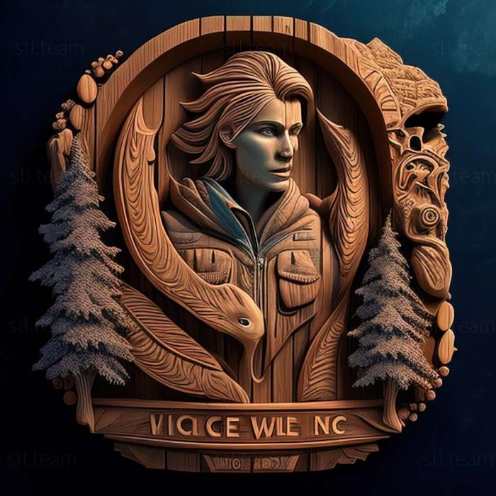 3D model Nancy Drew The White Wolf of Icicle Creek game (STL)